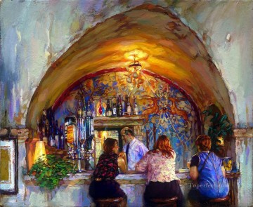 La Colombe D o cafetería-bar Pinturas al óleo